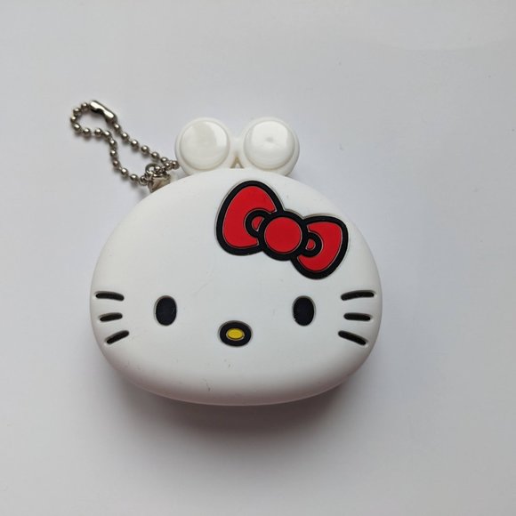 Hello Kitty Silicone Coin Purse Brand New Without Tags - Picture 1 of 6